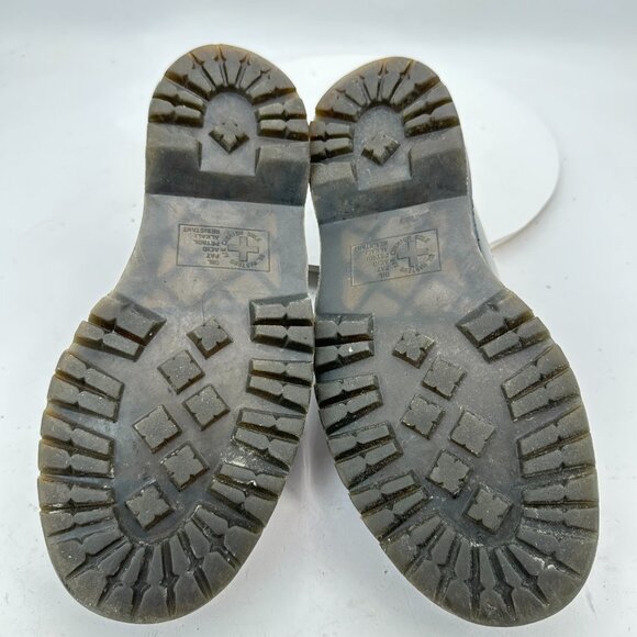 Dr Martens 1461 Women Size 9 Black Smooth Leather Platform Lace Up Derby Shoes - Picture 8 of 12